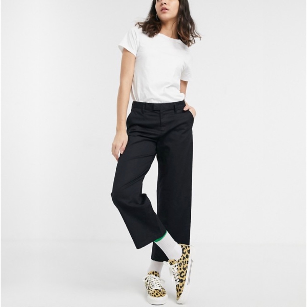 Vans Authentic Wide Leg Pants Womens Black